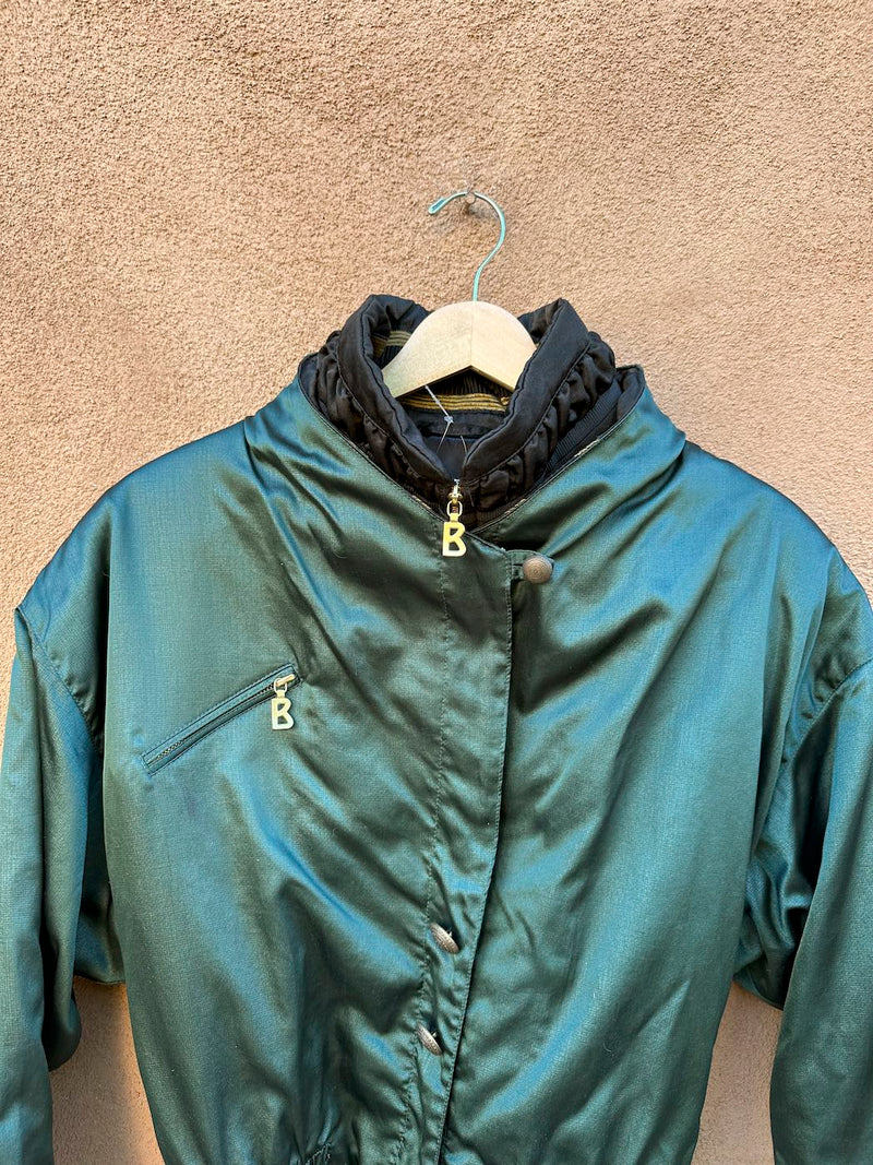 Emerald Green 90's Bogner Women's Ski Jacket, 10