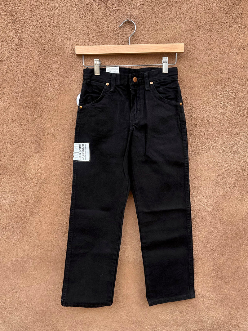 Boys 10 Regular Cowboy Cut Black Wrangler Jeans