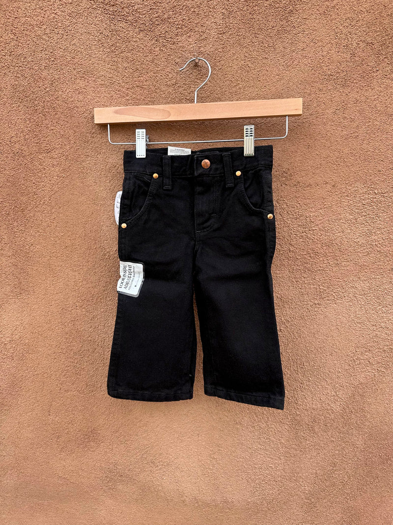 Boys 1T Regular Cowboy Cut Black Wrangler Jeans