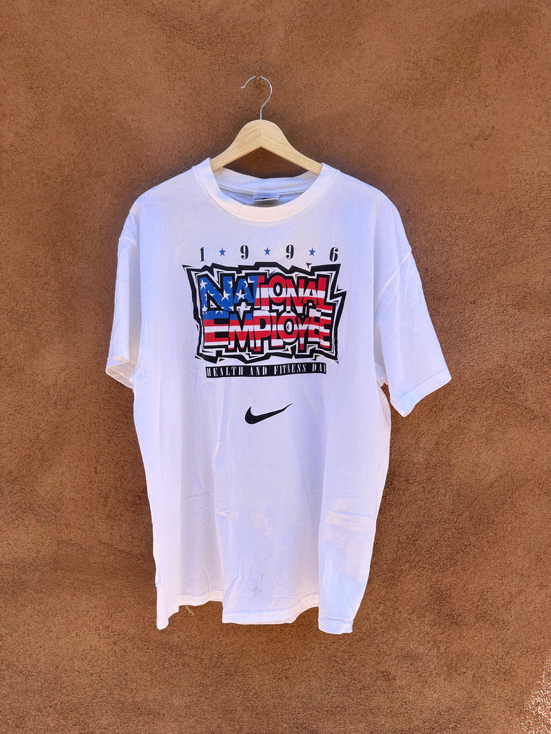 1996 Nike National Employee Health & Fitness Day T-shirt