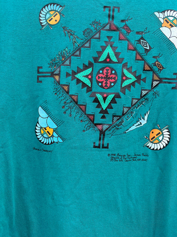 90's Southwestern T-shirt Dress - Sunbelt