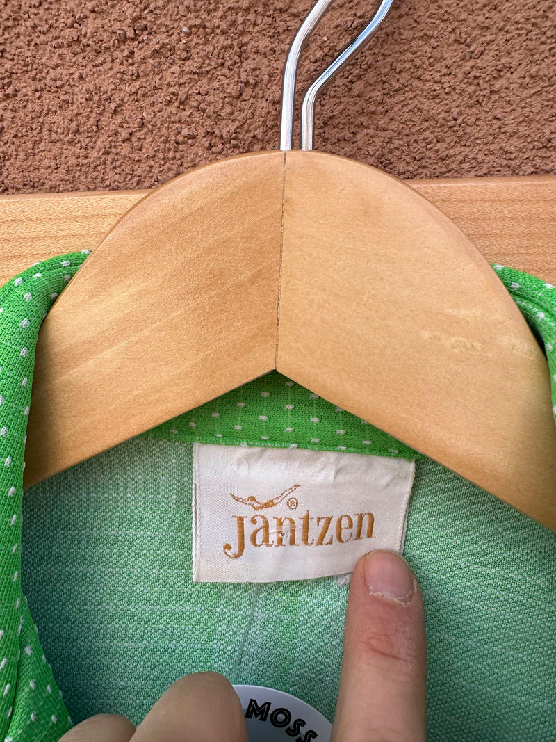 1960's Jantzen Polka Dot Plaid Women's Leisure Suit