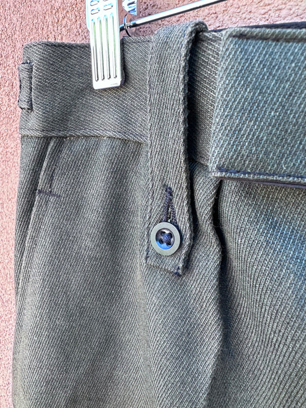 Barrack Dress Trousers - Briggs, Jones, & Gibson (w: 31 - 32)