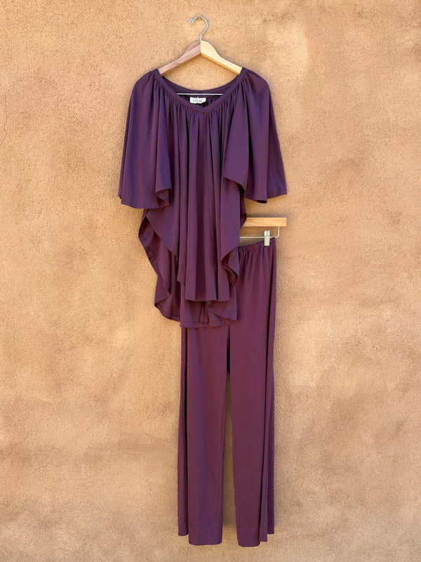 Separates by R&K 1960's Flowy Blouse/Pants Set