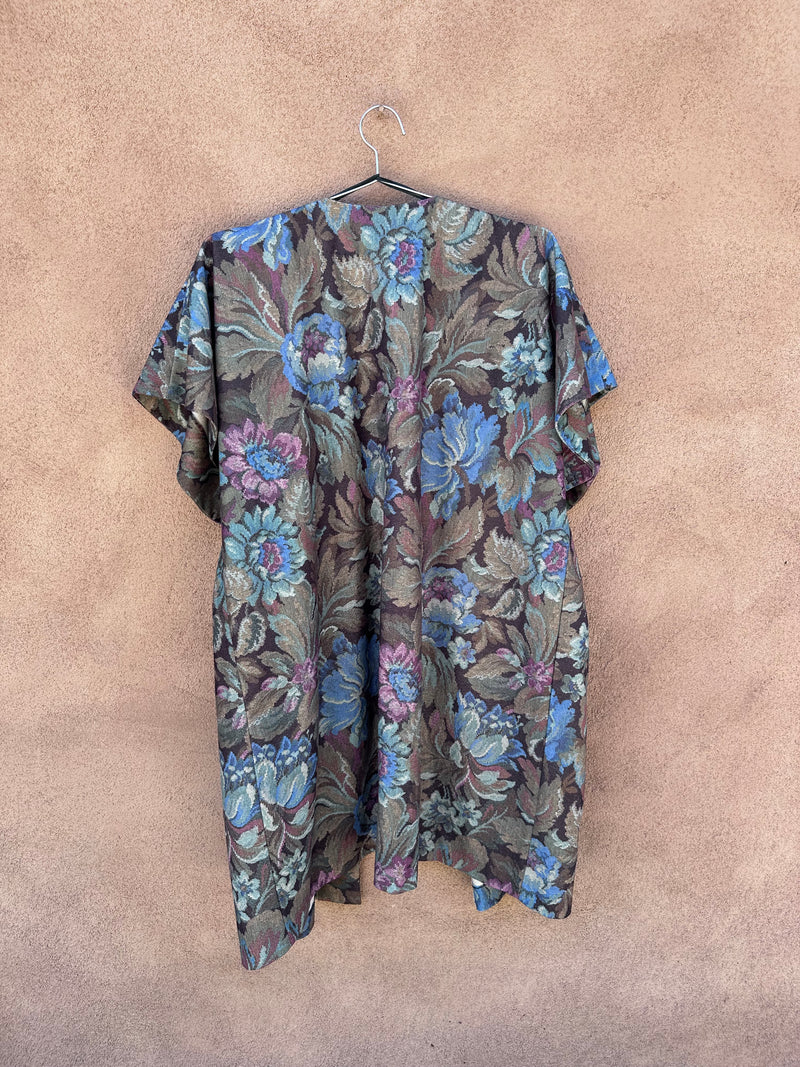 Kelli Kaye Floral Open Short Sleeve Coat