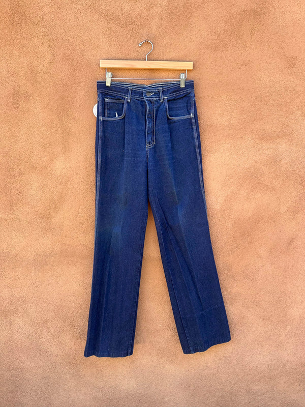 1980's Graffiti Jeans with Embroidered Rear Pockets - 31