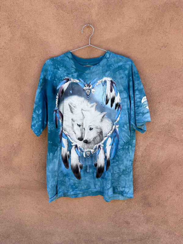 White Wolf Dreamcatcher T-shirt