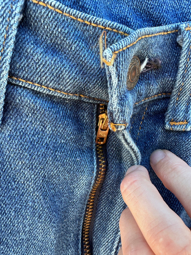 1970's Flared Levi's 517's 30 x 31 Jeans (fit closer to 27/28)