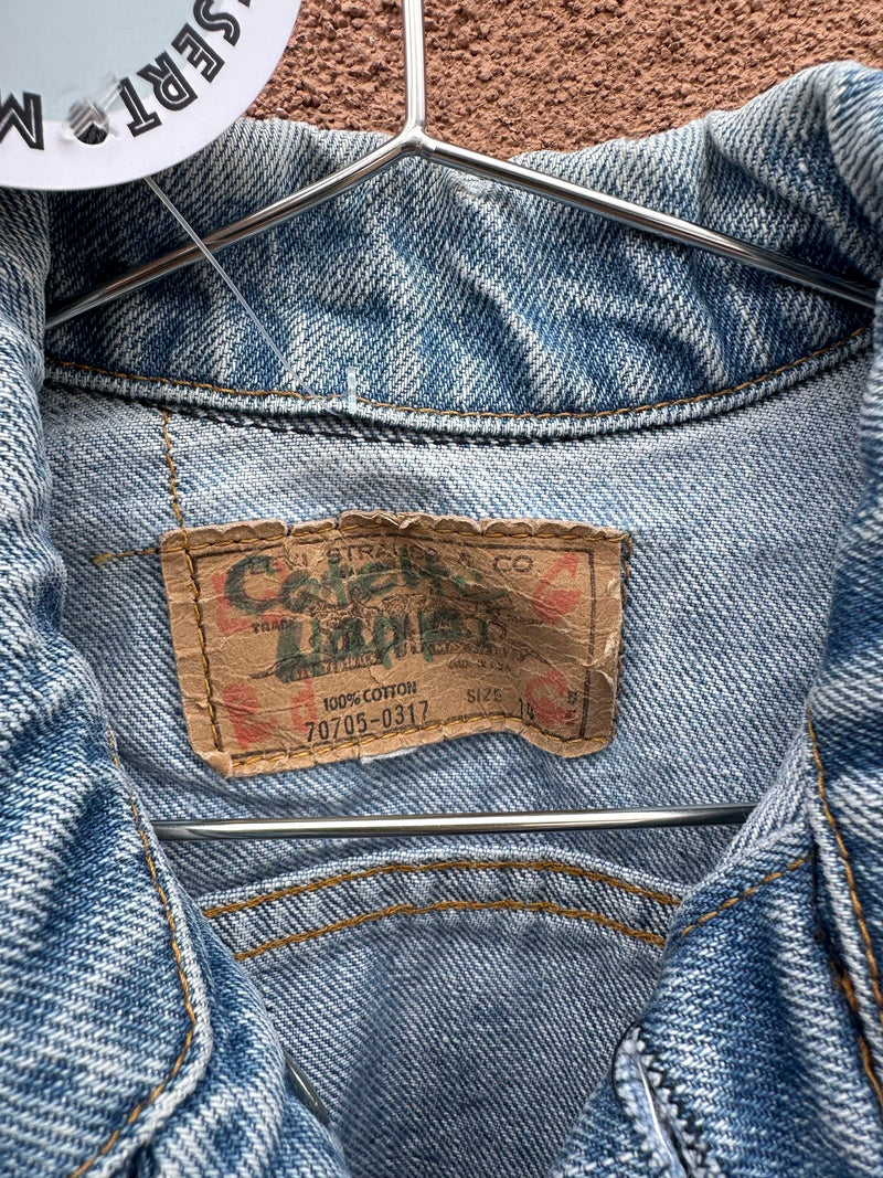 1970's/80's Levi's Orange Tab Trucker Jacket, Made in USA, Kid's 14