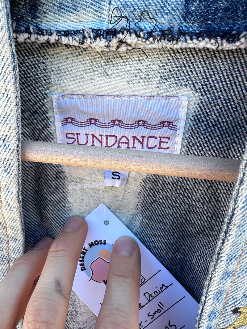 Hand Painted Sundance Denim Jacket - Small