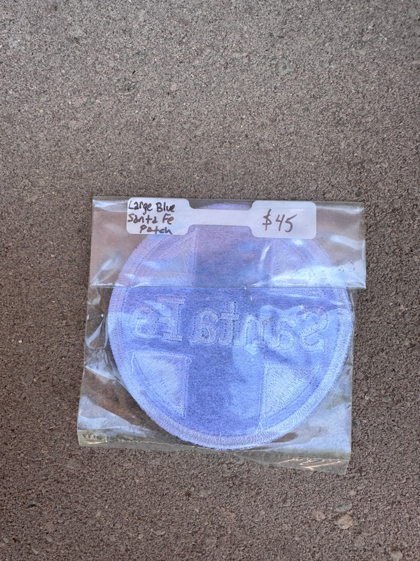 Large Blue Santa Fe Patch
