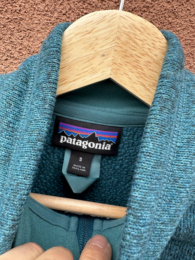 Teal Patagonia Pullover Fleece
