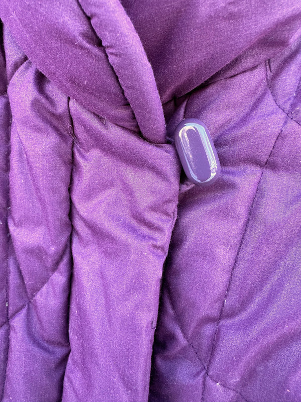 Purple J. Gallery Down Coat with Belt