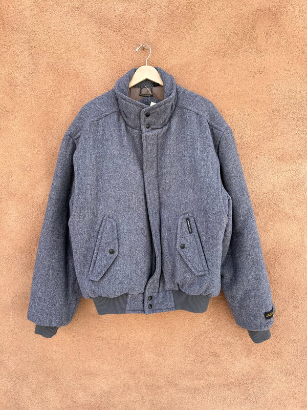 100% Wool Members Only Bomber Jacket