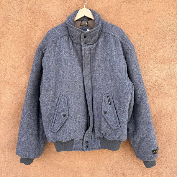 100% Wool Members Only Bomber Jacket – DESERT MOSS VINTAGE