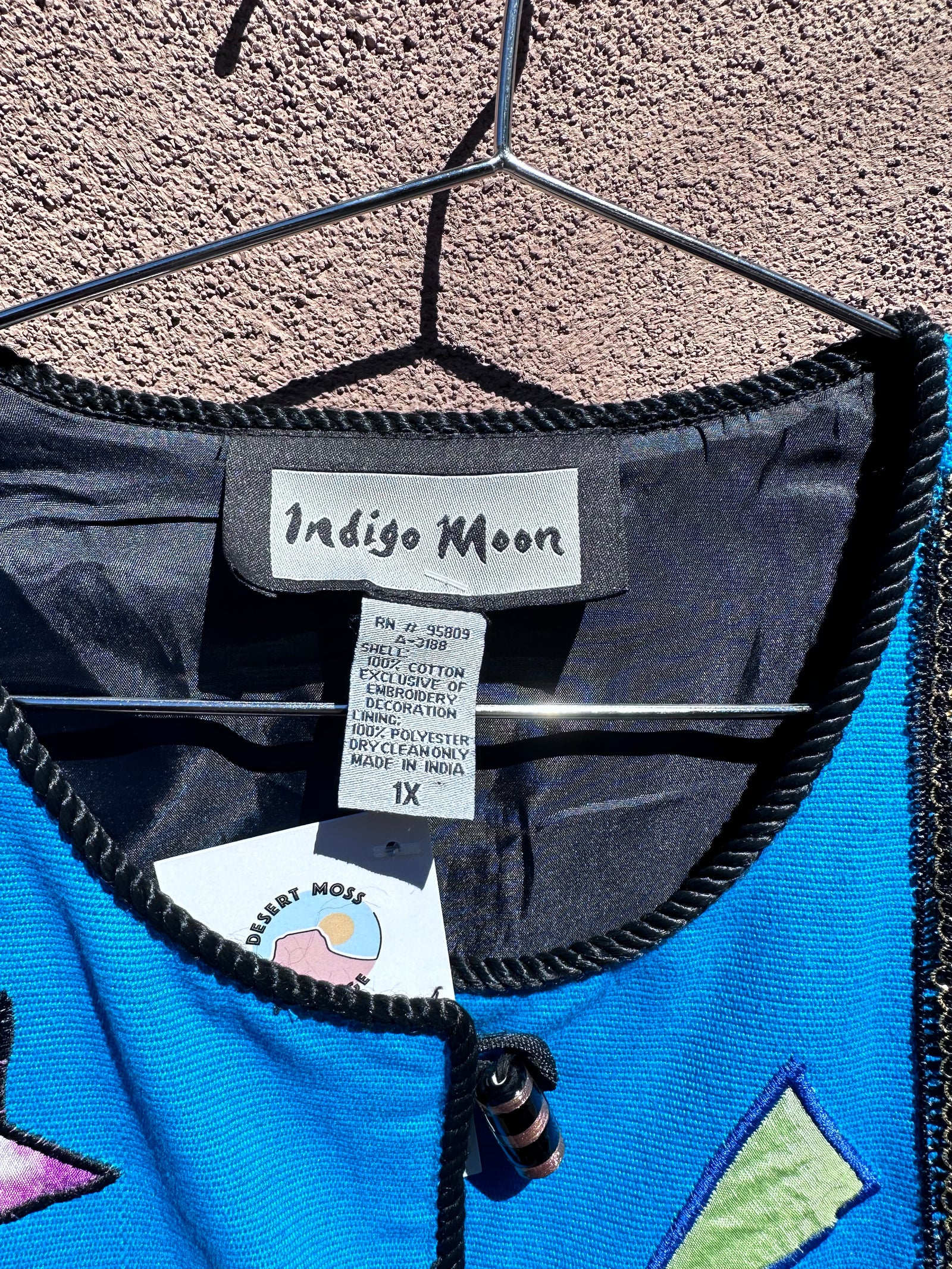 Vintage Indigo Moon 80's Southwest Theme Jacket – DESERT MOSS VINTAGE