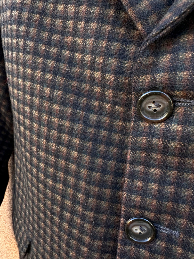 KC Boyswear Plaid Wool 1950's Blazer