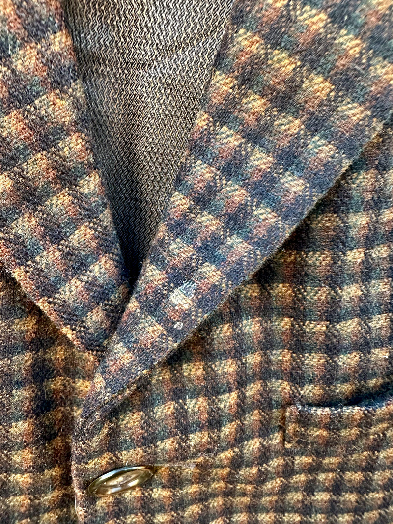 KC Boyswear Plaid Wool 1950's Blazer