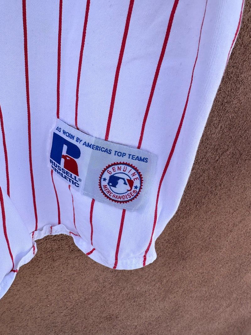 1980's Don Carmen Cotton Philadelphia Phillies Jersey