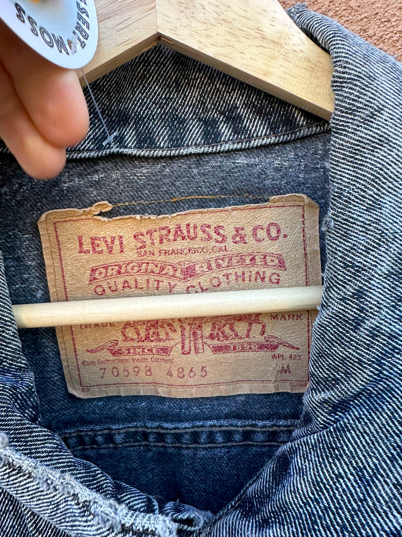 1980's Acid Wash Levi's Denim Jacket