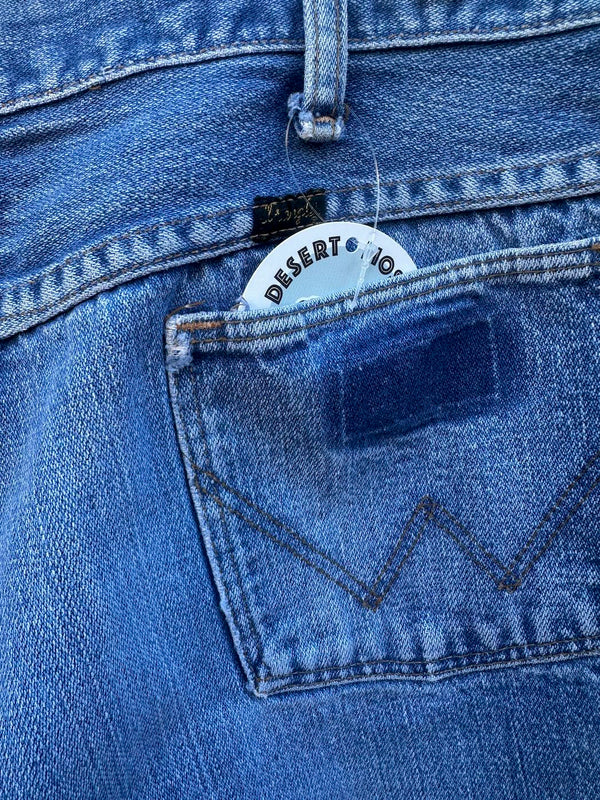 1960's Wrangler Blue Bell Men's Bell Bottom Jeans, fits 33 x 28