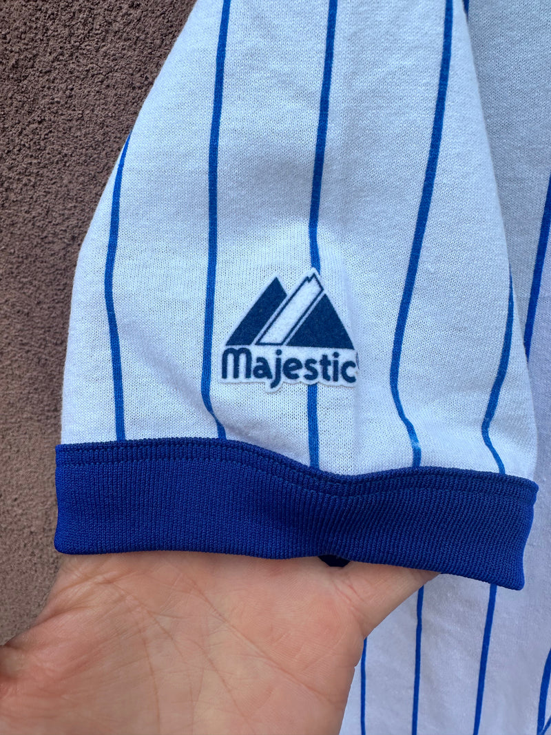 80's Pinstripe Chicago Cubs Majestic T-shirt
