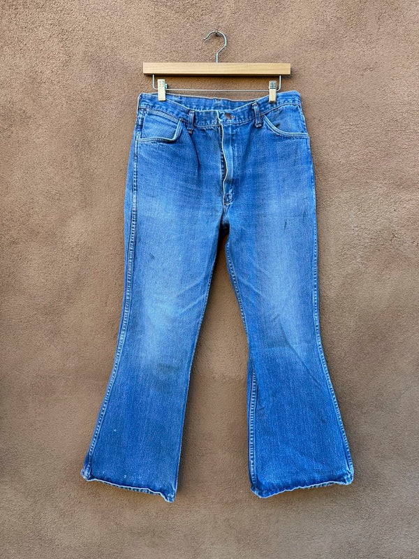 1960's Wrangler Blue Bell Men's Bell Bottom Jeans, fits 33 x 28