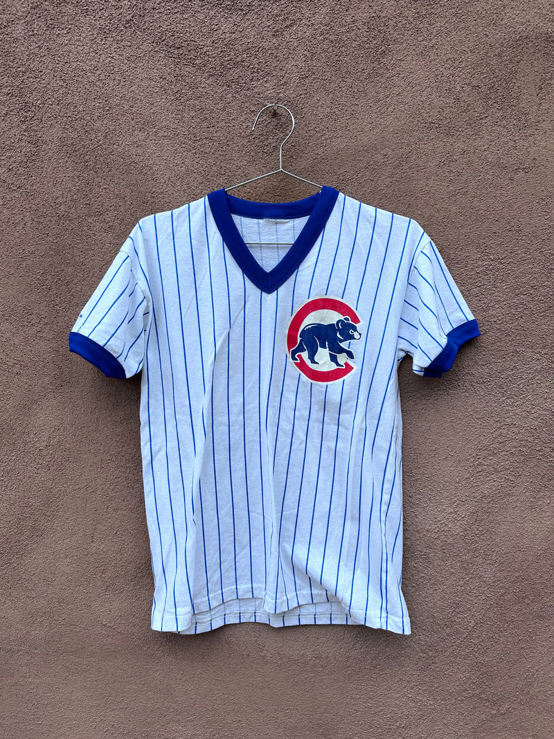 Vintage 80's Pinstripe Chicago Cubs Majestic T-Shirt