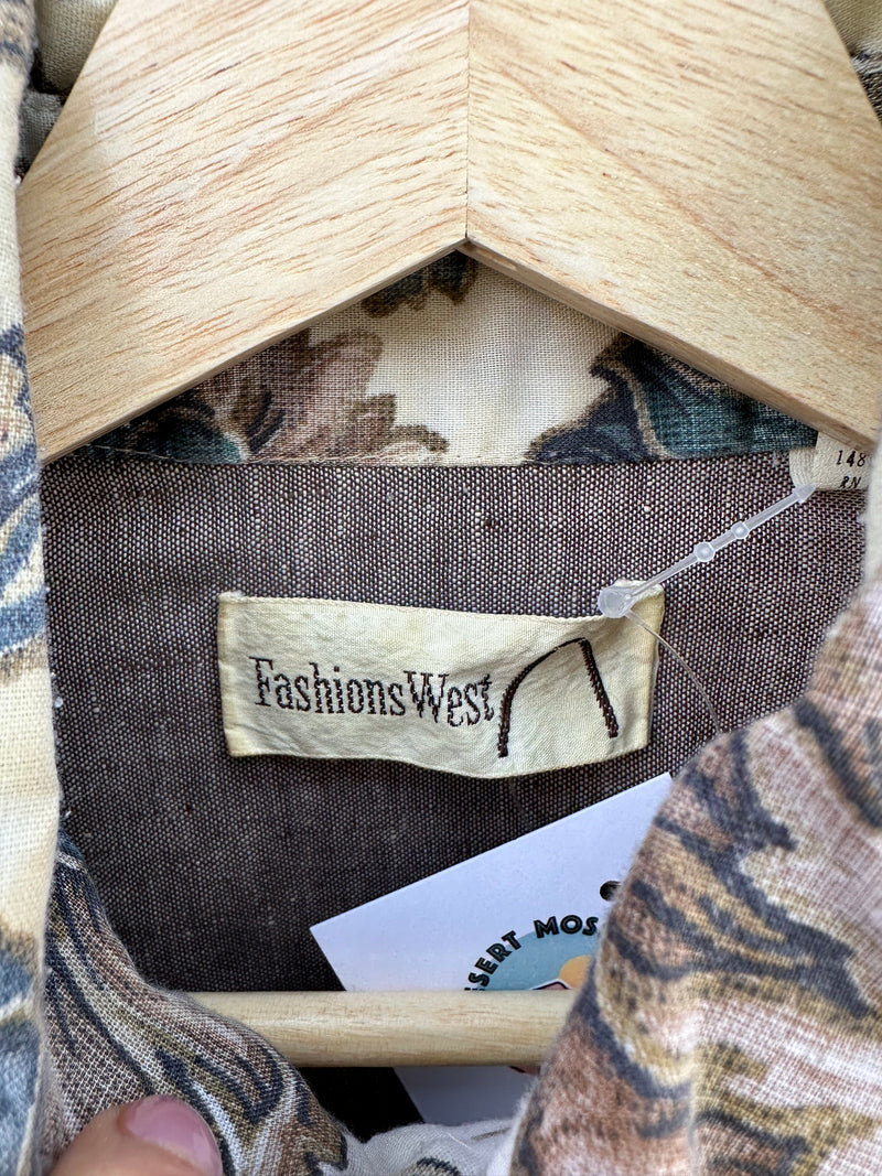 Fashions West Patchwork Western Shirt