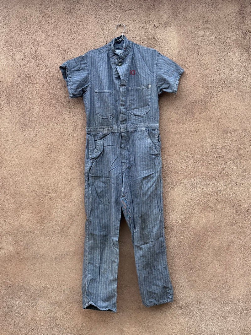 1970'S BF Goodrich Plant Jumpsuit - Size 40