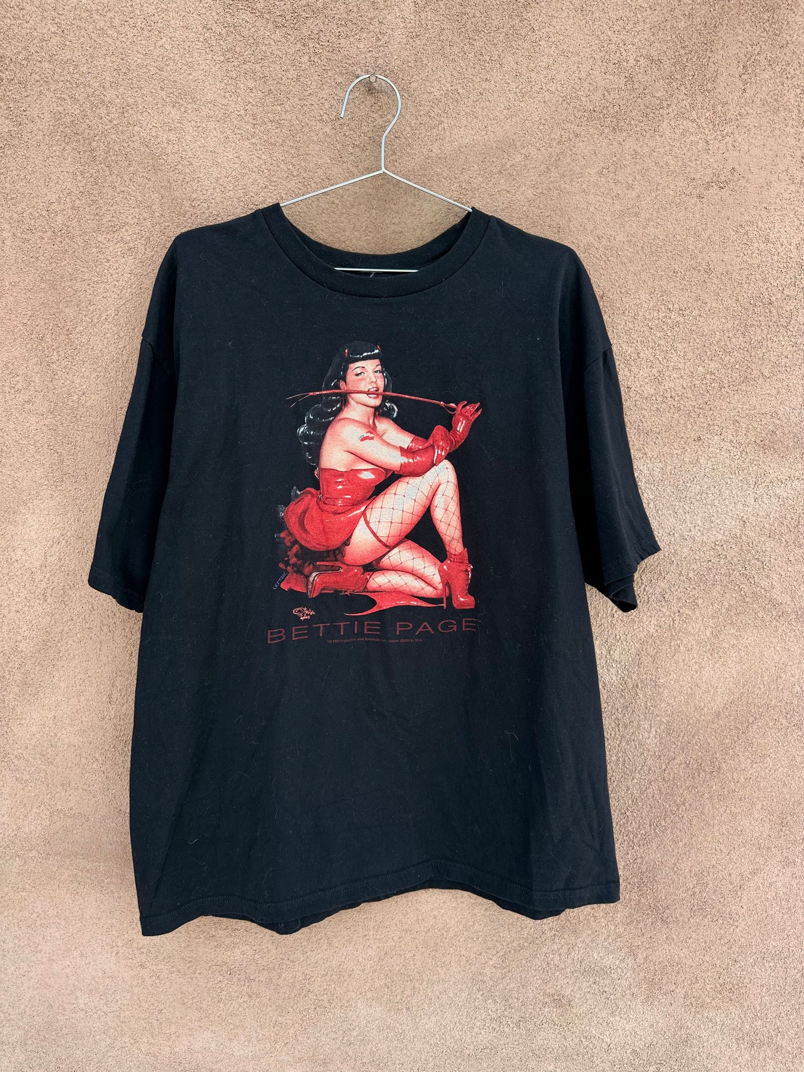 Vintage 2004 Bettie Page Devil T-shirt – DESERT MOSS VINTAGE
