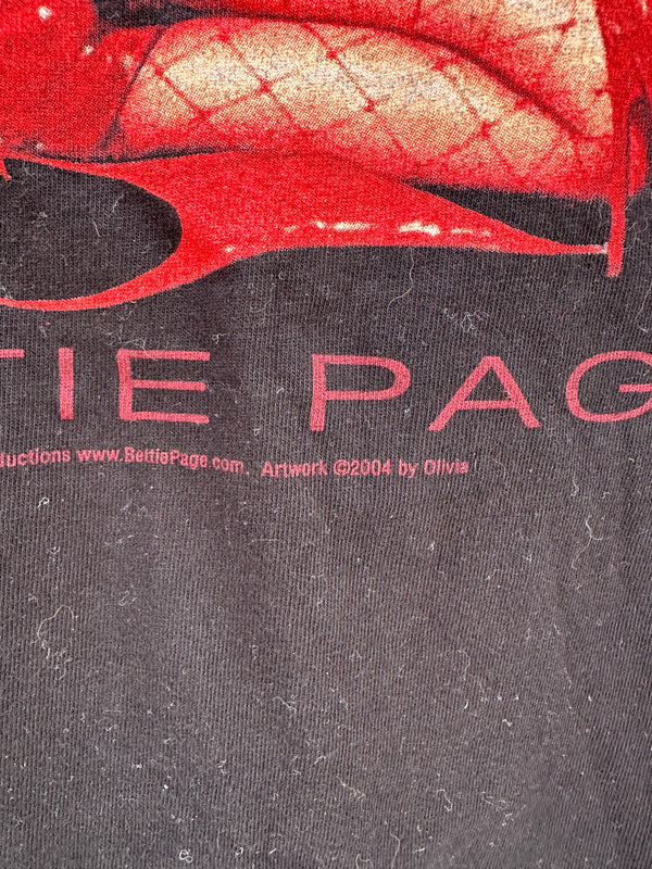 2004 Bettie Page Devil T-shirt