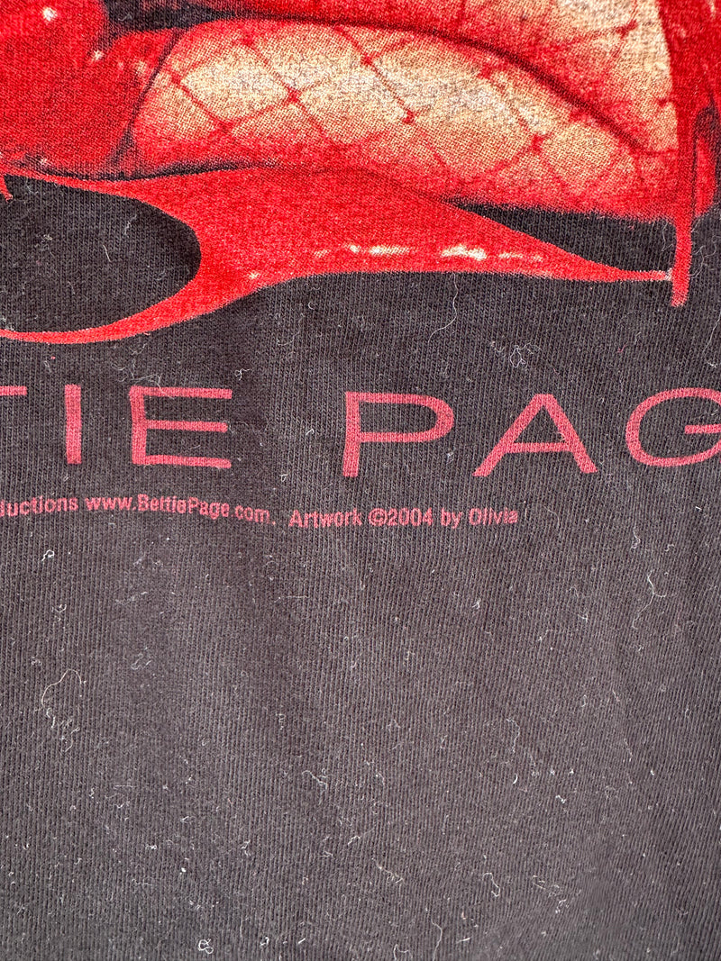 2004 Bettie Page Devil T-shirt