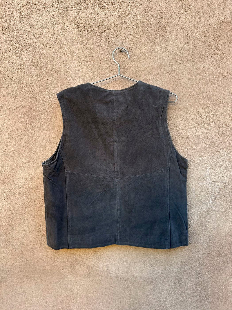 Suede Cowgirl Dark Brown Vest by Outbrook