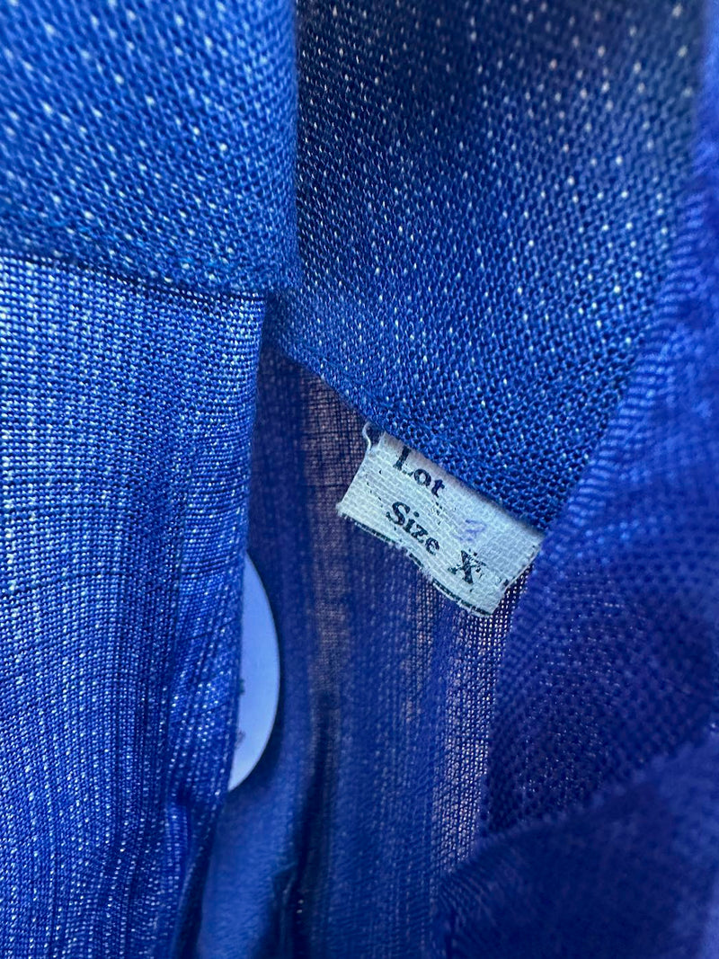 1960's Blue Cotton Dress with Bolero Jacket