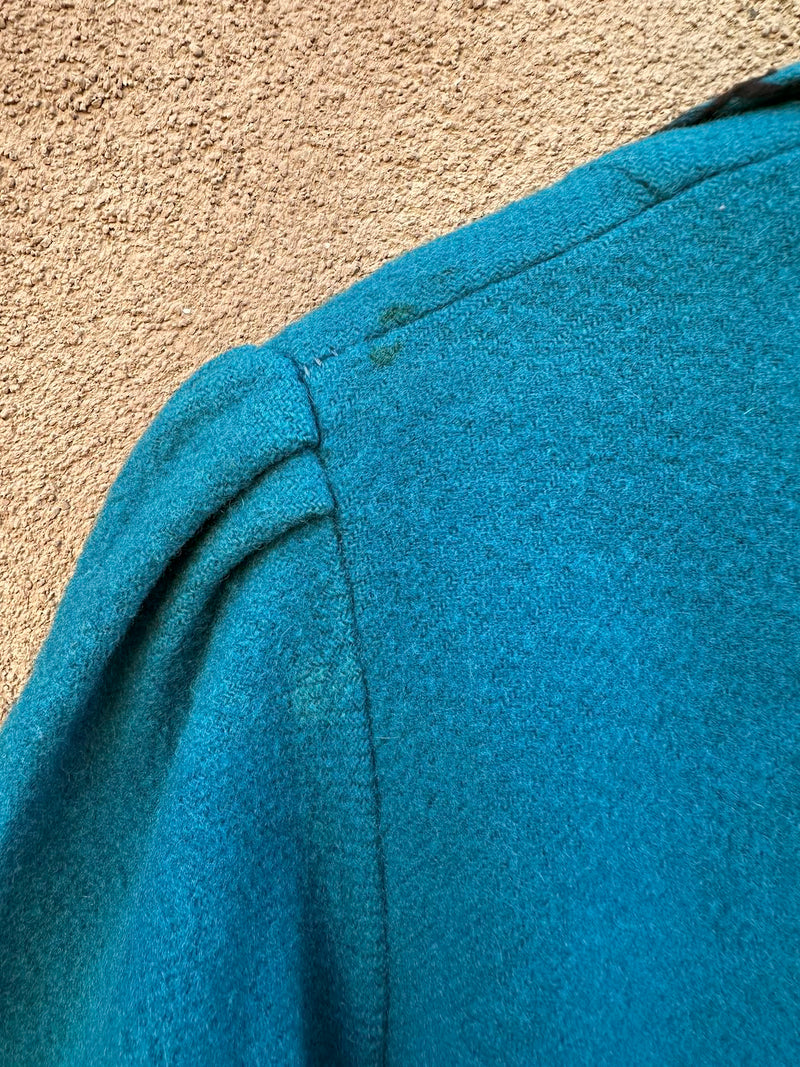 1950's Lopez 100% Wool Mexican Tourist Jacket - as is
