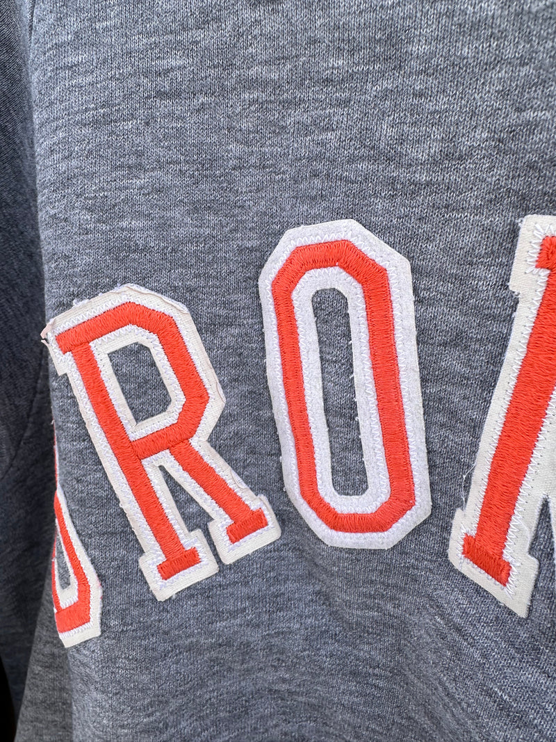 1980's Denver Broncos Heather Gray Sweatshirt