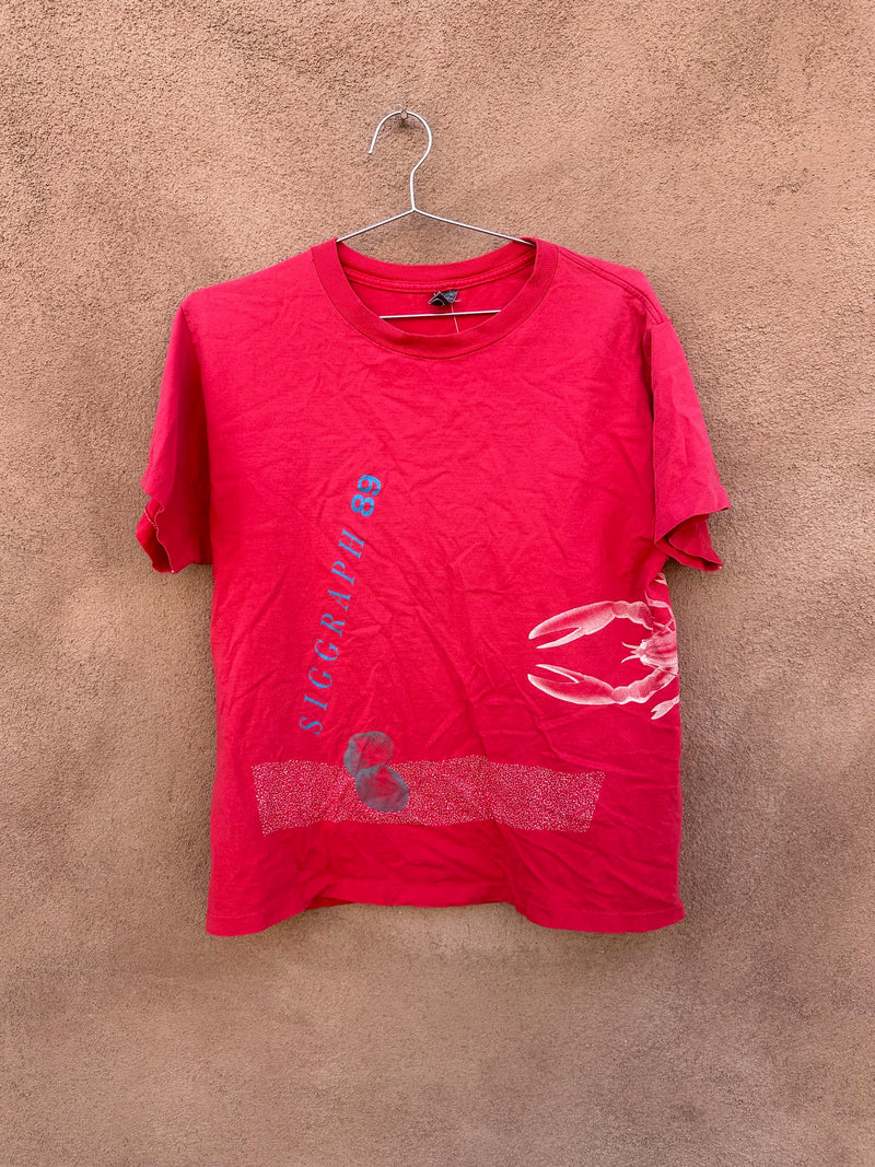 1989 Siggraph Boston T-shirt Made in USA