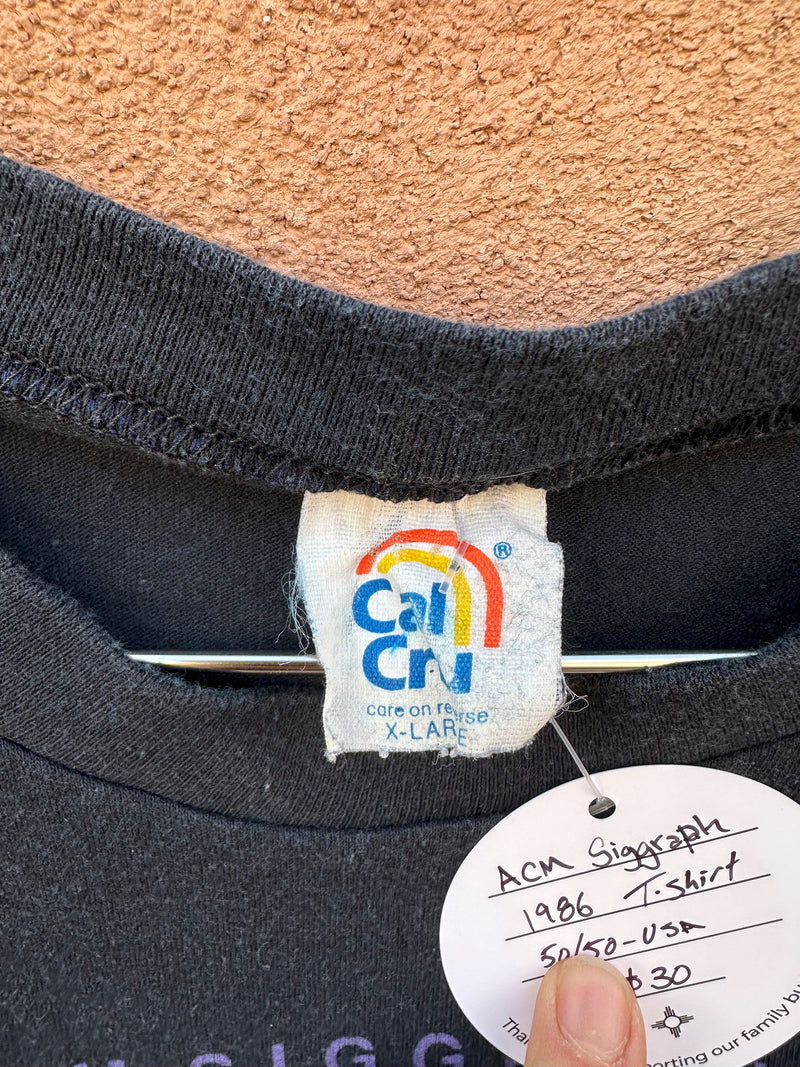 ACM Siggraph 1986 T-shirt 50/50 USA