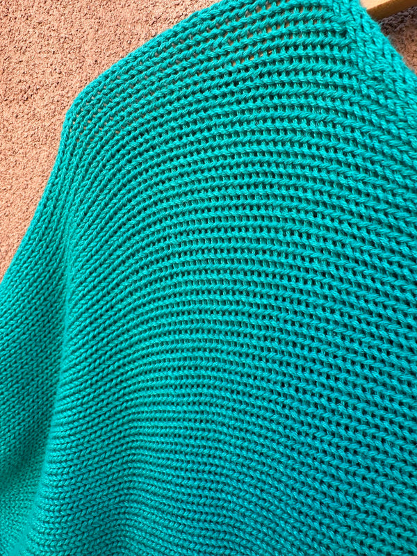 Emerald Knit Short Sleeve Dress