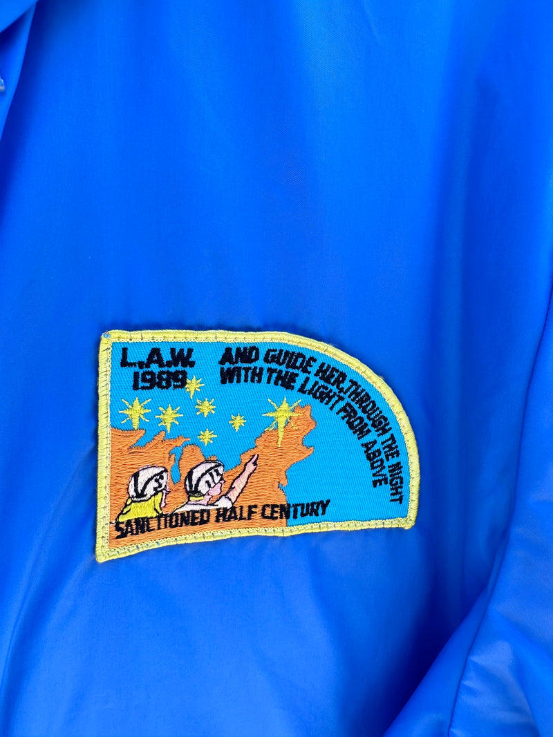 CRC "Patched" Blue Windbreaker