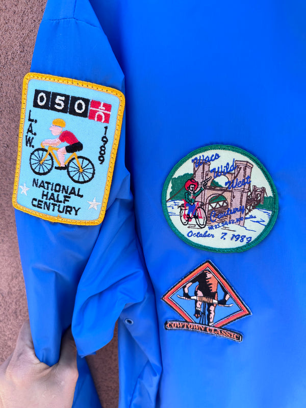 CRC "Patched" Blue Windbreaker