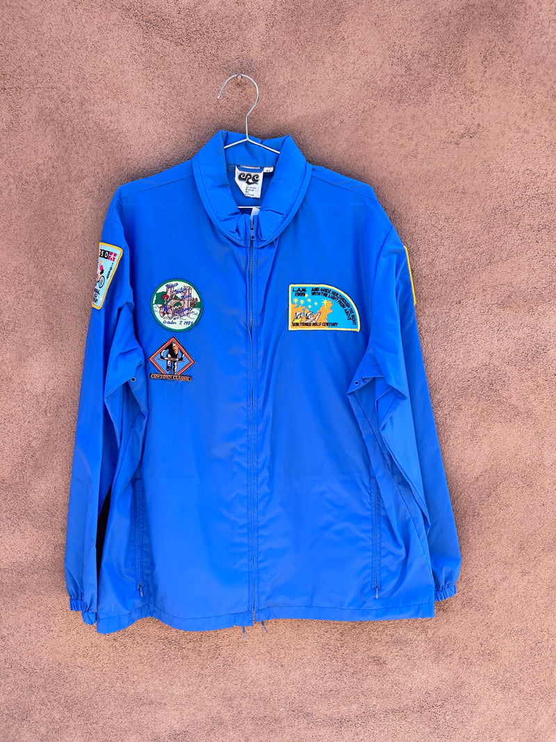 CRC "Patched" Blue Windbreaker