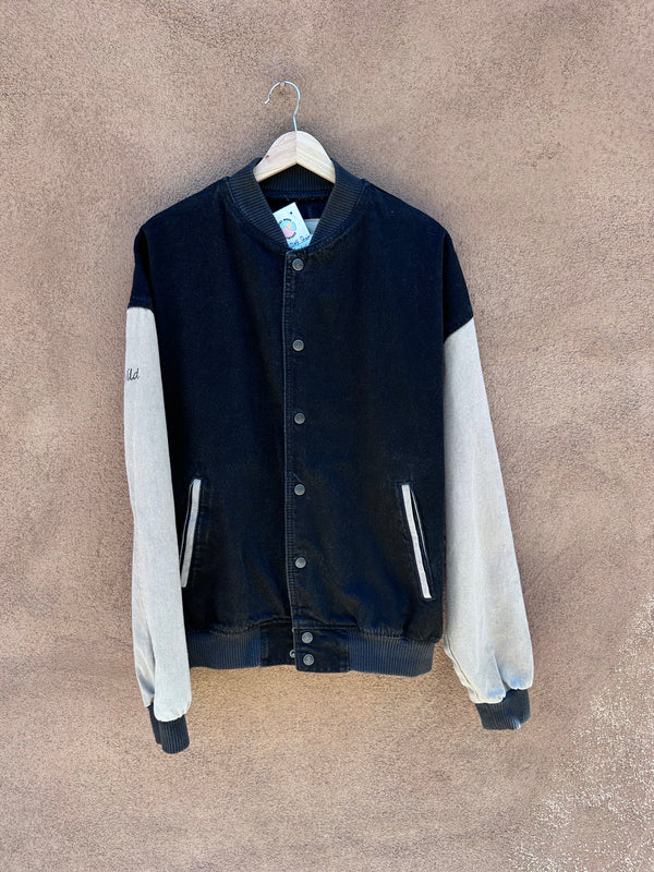 Amazing Denim Wolf Bomber - Call of the Wild