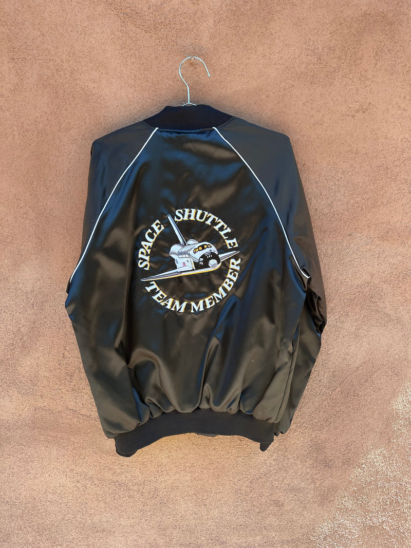 Vintage Space Shuttle Team Member Satin Jacket – DESERT MOSS VINTAGE