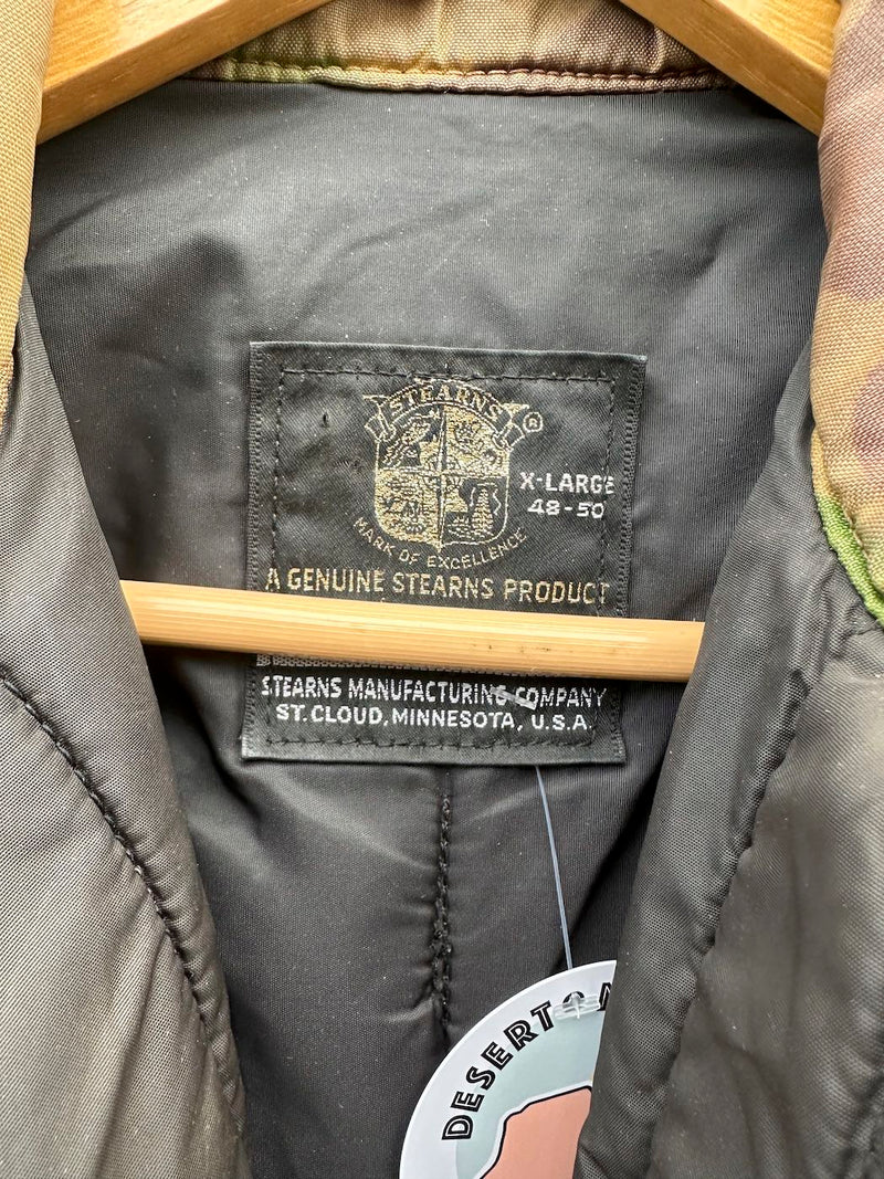Camo Sterns Flotation Jacket with Hood, XL