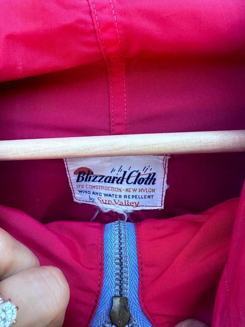1960's Ski Jacket with Multiple Ski Patches