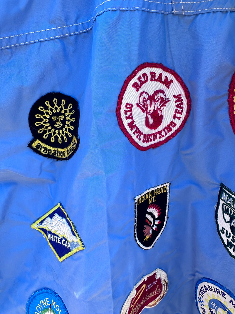 1960's Ski Jacket with Multiple Ski Patches