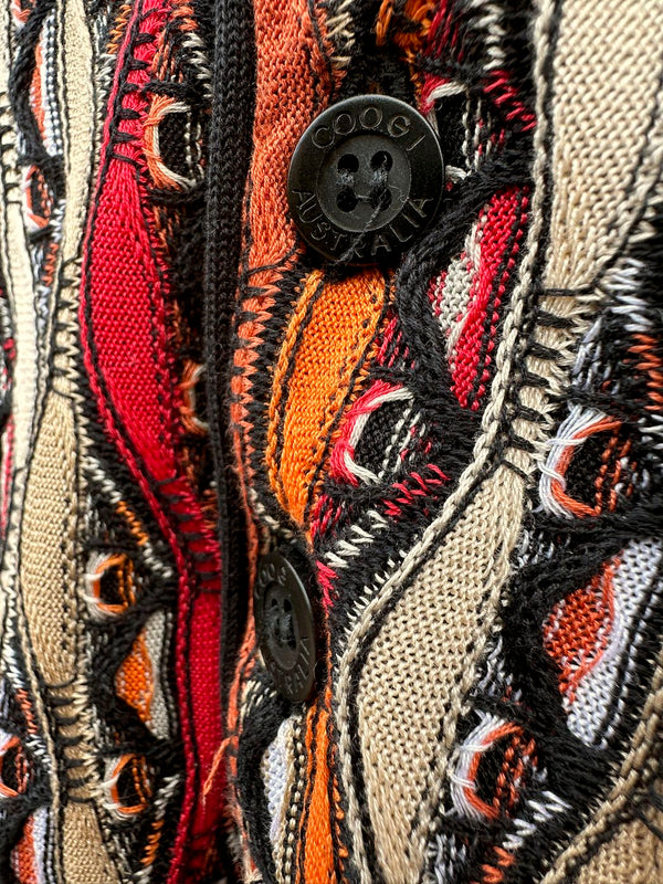 Oversized Coogi Mercerized Cotton Polo Shirt/Sweater