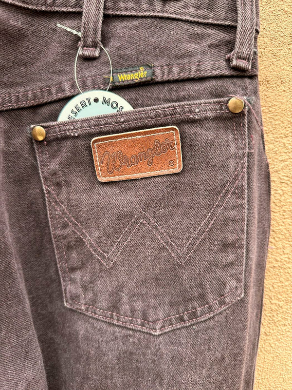 Maroon Wrangler Jeans, Made in USA 33 x 34
